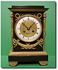 French Second Empire gilt ormolu and bronze mantel clock