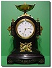 French black marble and ormolu mounted mantel clock, Circa 1880