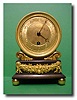 French gilt bronzetimepiece mantel clock, Circa 1880