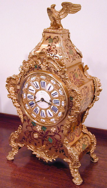 8 day English contra boulle clock. Payne, London — Antique Clocks Price Guide