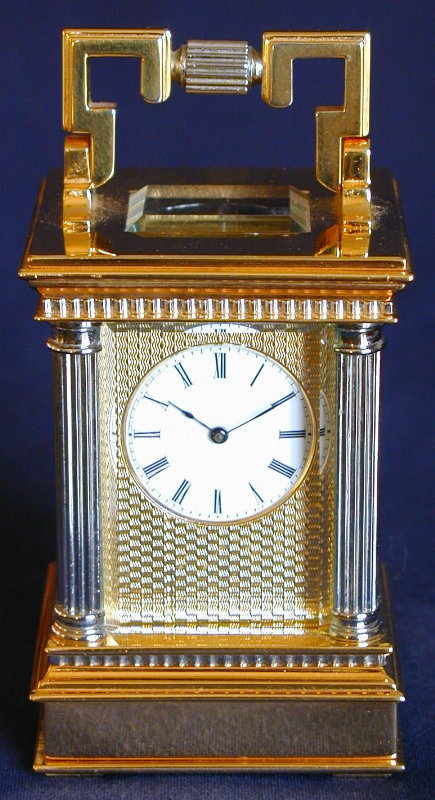 An 8 day miniature carriage timepiece, Circa 1890, — Antique Clocks Price Guide