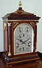 German mahogany bracket clock, circa 1895