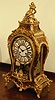 8 day French red boulle clock, circa 1870