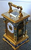 An 8 day French striking carriage clock , Circa 1890