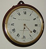 A good George III mahogany English dial clock. Thom & Jno. Fardon, Deddington, Circa 1796