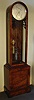 English mahogany longcase regulator, c. 1790, signed: E. L. Simmons, Coleman St., London