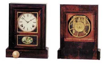 Jerome &amp; Co. New Haven, Conn. rare and patented Eistell's program regulator clock, ca 1870. — Antique Clocks Price Guide