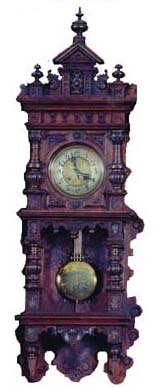 Mann &amp; Sohne, Germany, ca 1880. An elaborately made wall clock, different from others of this style. — Antique Clocks Price Guide