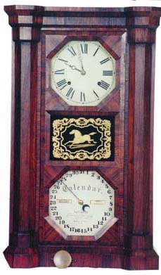 Seth Thomas "8 Day Parlor Calendar", ca 1863. — Antique Clocks Price Guide