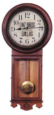 E. Ingraham Clock Co. wall hanging "Ormond", ca 1911. — Antique Clocks Price Guide