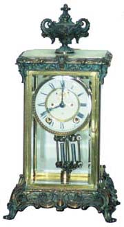 Ansonia crystal regulator "Crown", ca 1914. — Antique Clocks Price Guide