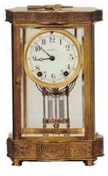 Seth Thomas crystal regulator "Empire No. 6", ca 1904. — Antique Clocks Price Guide