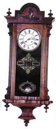 German RA, time, strike and calendar, now minus the calendar movement. — Antique Clocks Price Guide