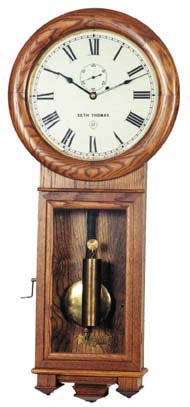 Seth Thomas "Regulator No. 2", a reissue by Seth Thomas, SN 1699 of4000 made. — Antique Clocks Price Guide