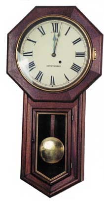 Seth Thomas hanging clock, "Globe", ca 1915. — Antique Clocks Price Guide