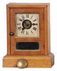 Seth Thomas miniature cottage, "Octagon Top", ca 1875. — Antique Clocks Price Guide