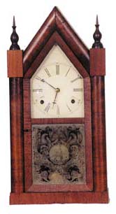 E.C. Brewster &amp; Son, Bristol, Conn, ca 1850's. — Antique Clocks Price Guide