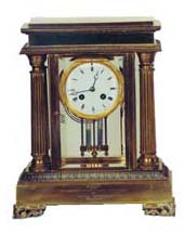 French bronze crystal regulator by "Marti", ca 1903. — Antique Clocks Price Guide