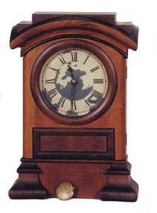 Seth Thomas "Arch Top", ca 1886. Great 16 inch case with different shades of wood. — Antique Clocks Price Guide