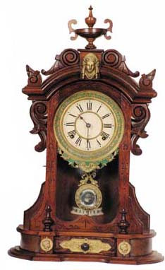 Ansonia Clock Co. parlor clock, "Monarch", ca 1880. — Antique Clocks Price Guide