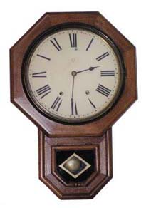 Seth Thomas hanging clock, "12 Inch Drop Octagon", ca 1909. — Antique Clocks Price Guide