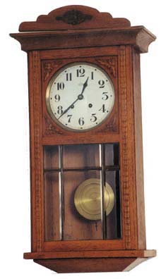 French box clock by "Vedette" a manufacturer of horological items since1935. — Antique Clocks Price Guide
