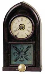 Brewster &amp; Ingrahams, Bristol, Ct. US", per the signed" movement and label. — Antique Clocks Price Guide