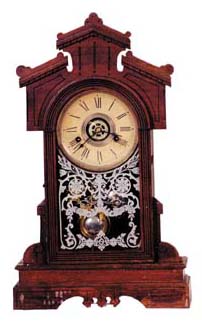 Wm. L. Gilbert Clock Co. mantle clock, "Biller". — Antique Clocks Price Guide