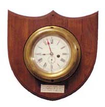 Seth Thomas ships clock. Came from an Ohio riverboat. — Antique Clocks Price Guide