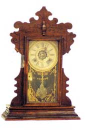 Waterbury Clock Co. mantle clock, "Fargo", ca 1910. — Antique Clocks Price Guide