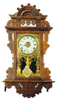 Seth Thomas hanging "Balltop" or "Eclipse" kitchen clock. This is one of the nicest I have had with a couple of exceptions. — Antique Clocks Price Guide