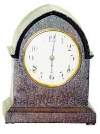Seth Thomas "Prospect No. 19", ca 1917. 8 day movement, strikes hours and half hours on a cathedral bell, correct pendulum bob, and runs. — Antique Clocks Price Guide