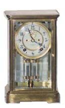 Ansonia Clock Co. crystal regulator, "Prism", ca 1914. — Antique Clocks Price Guide
