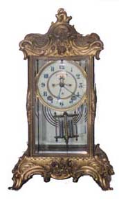 Ansonia Clock Co. crystal regulator, "Zenith", ca 1914. — Antique Clocks Price Guide