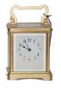 French carriage clock, 8 day time only and running. — Antique Clocks Price Guide
