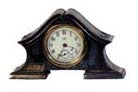 Benedict Clock Co. novelty. 30 hour Waterbury movement, porcelain dial, seconds dial, running. — Antique Clocks Price Guide