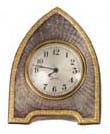 Sessions novelty clock, "Gothic No. 201" in gold. — Antique Clocks Price Guide
