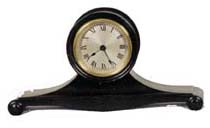 Seth Thomas "Doncaster" miniature tambour clock, 12 inches wide, 6 1/4 inches high. — Antique Clocks Price Guide