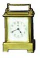 Waterbury Clock Co. carriage clock, "Conductor", ca 1893. — Antique Clocks Price Guide