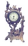 Hamilton novelty clock, ca l910. Thirty hour time, seconds dial on 2" porcelain dial, beveled glass, running. — Antique Clocks Price Guide