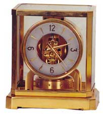 LeCoultre Atmospheric Clock, commonly called "Atmos". 15 jewel movement is running briskly. — Antique Clocks Price Guide