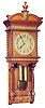 Ansonia Clock Co. hanging weight clock, "Niobe", ca 1904.