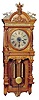 Waterbury Clock Co. hanging weight clock, "Augusta", ca 1893.