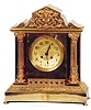 French bronze mantle clock. It has new gilt that may be a little bright for some folks, looks doggone good to me.