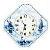 German 8 day plate clock, 8 1/4 inches.