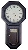 Seth Thomas "Globe", ca 1909, case only. Good original 12 inch zinc painted dial.