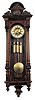 Gustav Becker 3 weight Vienna regulator, ca 1830-1850.