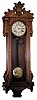 Ansonia Clock Co. hanging clock, "Prompt", ca 1901.