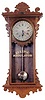 E.N. Welch "Eclipse Regulator", ca about 1900. 8 day, time and calendar, running.