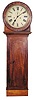 English Dial clock, ca 1850.